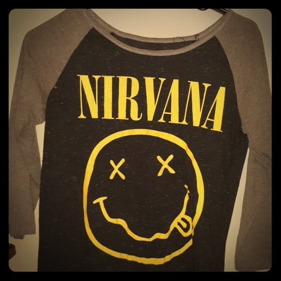 Tops - Nirvana 3/4 Sleeve Tee